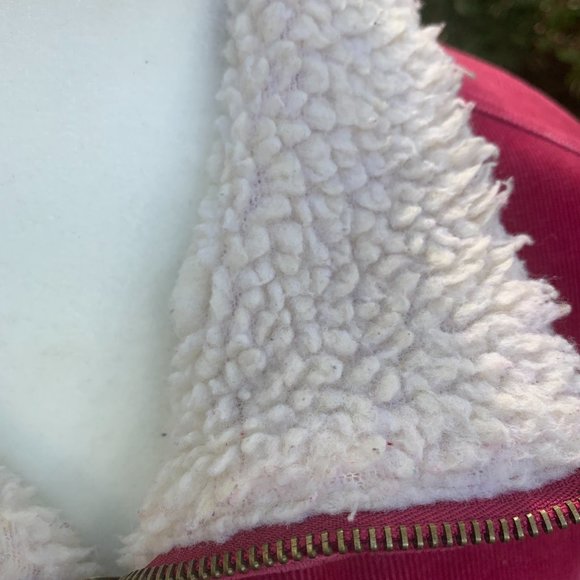 AC-3998 Pink Corduroy Bomber Jacket - Picture 7 of 8